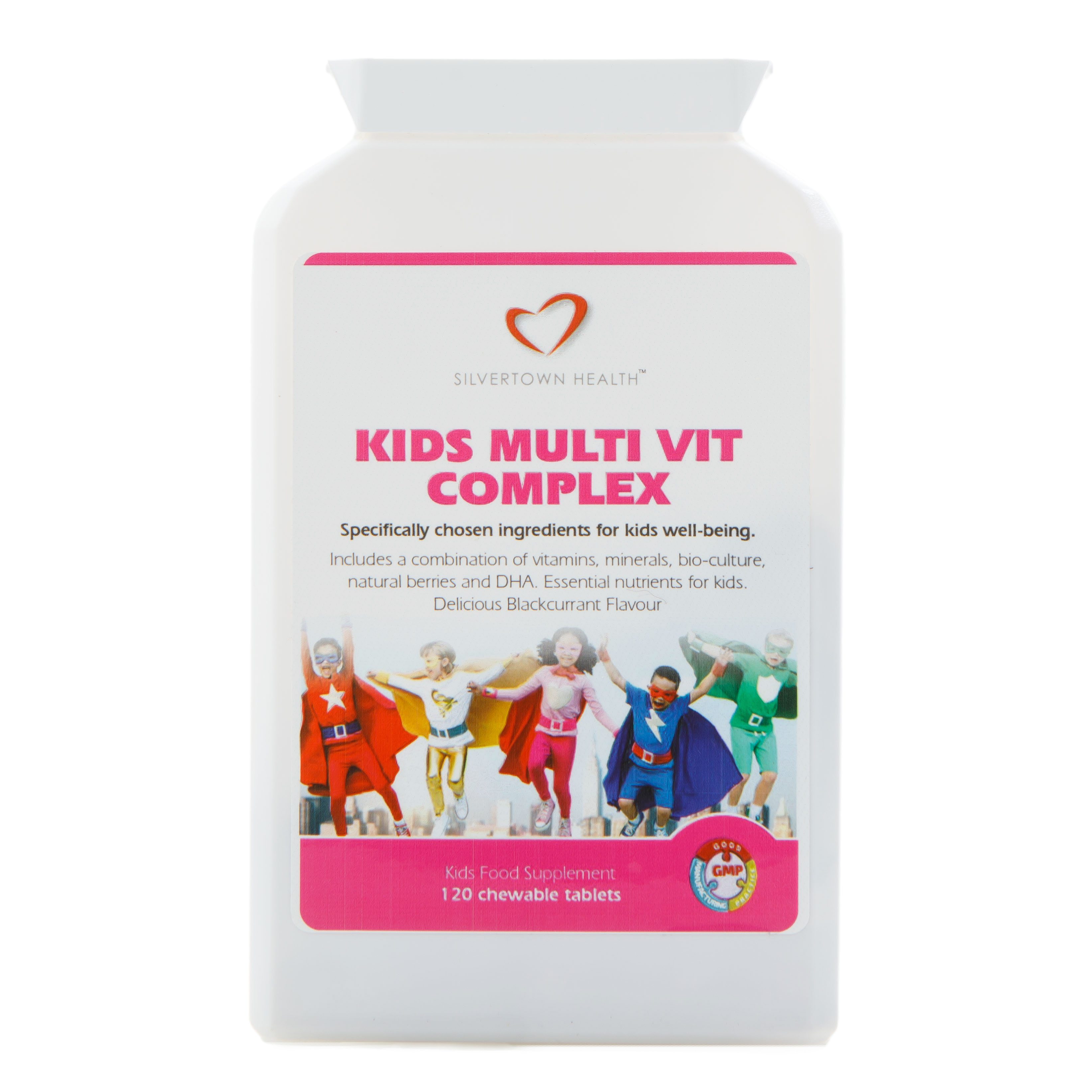 Kids Multi Vit Complex - 120 Tablets - Blackcurrant flavour